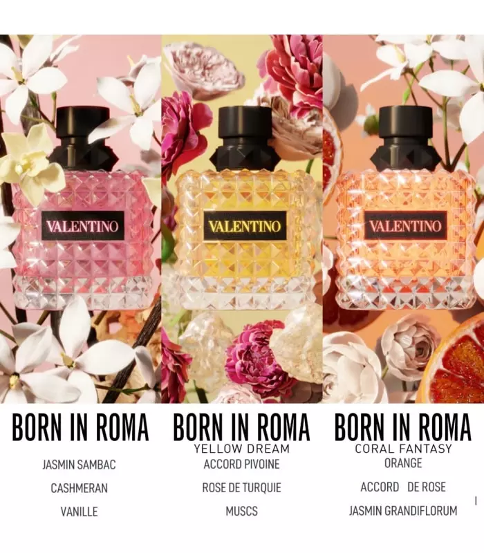 Eau ROMA de YELLOW Elle floral Parfum - perfume BORN musky VALENTINO Perfume Women\'s Pour IN - couture perfume DONNA haute DREAM