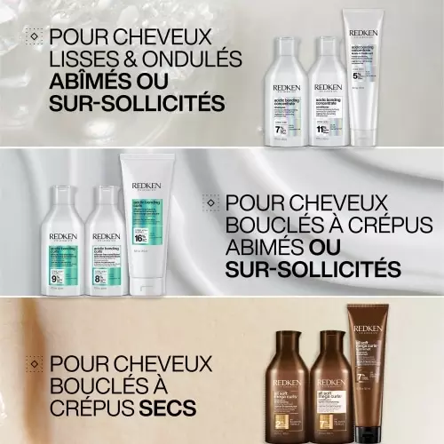 ACIDIC BONDING CURLS Soin sans rinçage réparateur pour cheveux bouclés abimés 