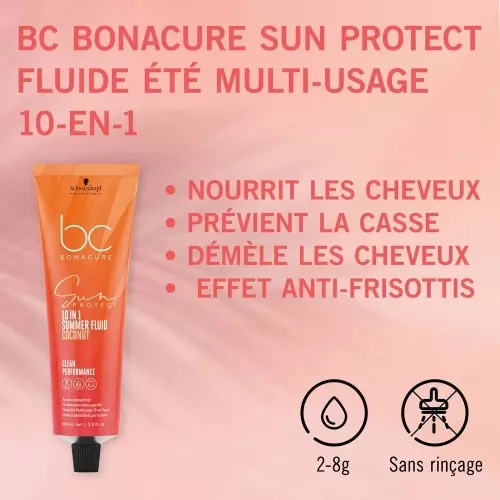 BC BONACURE SUN PROTECT Fluide Été Multiusage 10-en-1 