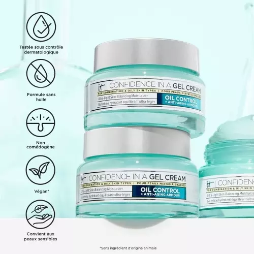 CONFIDENCE Anti-ageing gel-cream for combination to oily skin 3605972886316_autre6.jpg