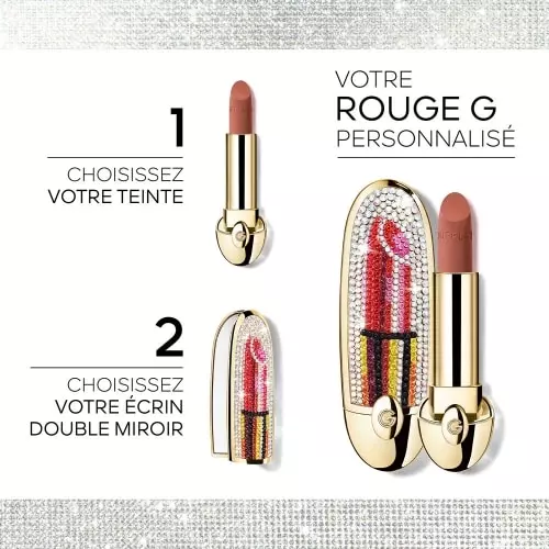 ROUGE G Embrasse-moi ! L'écrin bijou double miroir - Édition Limitée Le rouge à lèvres soin personnalisable 3346470442078_1.jpg