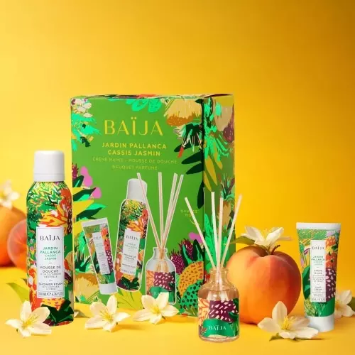 COFFRET JARDIN PALLANCA NOEL 24 Mousse de douche 200ml+ crème mains 30ml+ bouquet 50ml 9302000046080_2.jpg